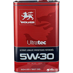 ACEITE 5W30 WOLVER ULTRATEC C3 4 LT